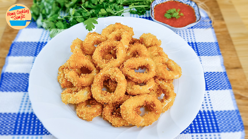 Crispy Fried Squid Rings