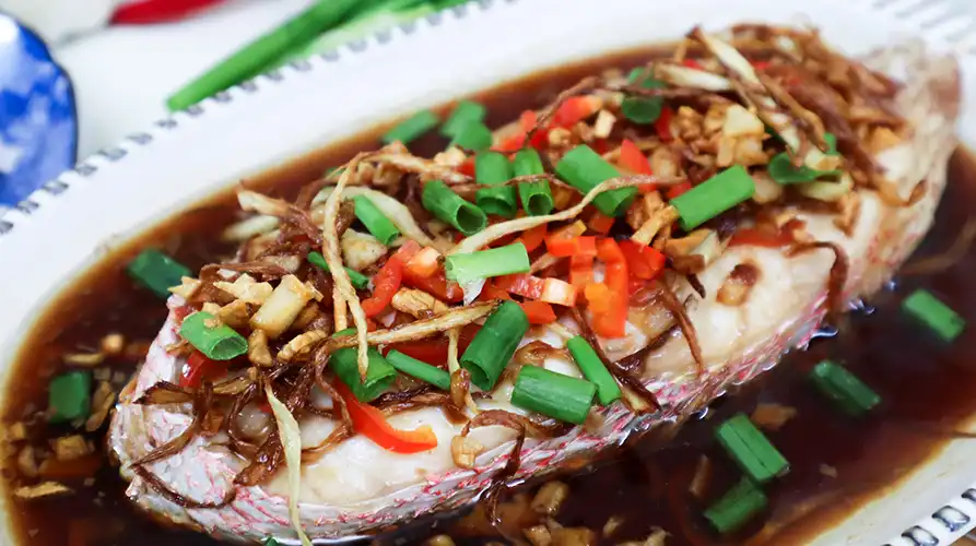 Easy Steamed Fish in Light Soy Sauce